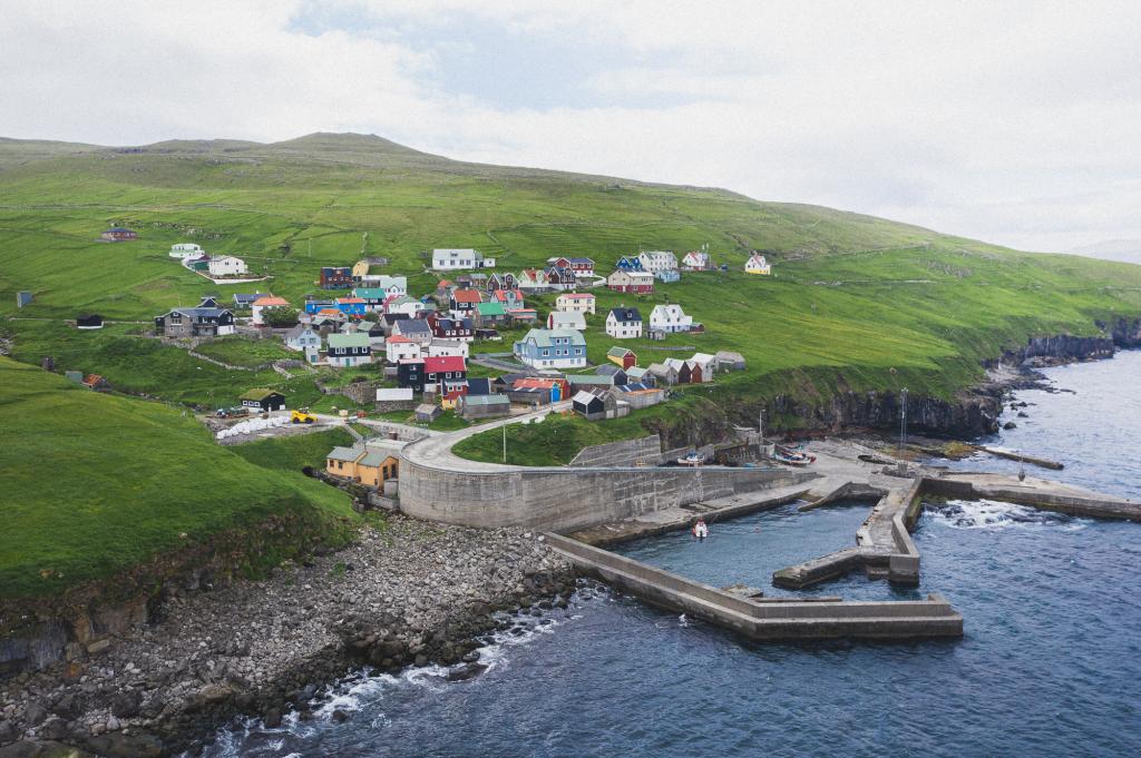 The port and village of Skúvoy