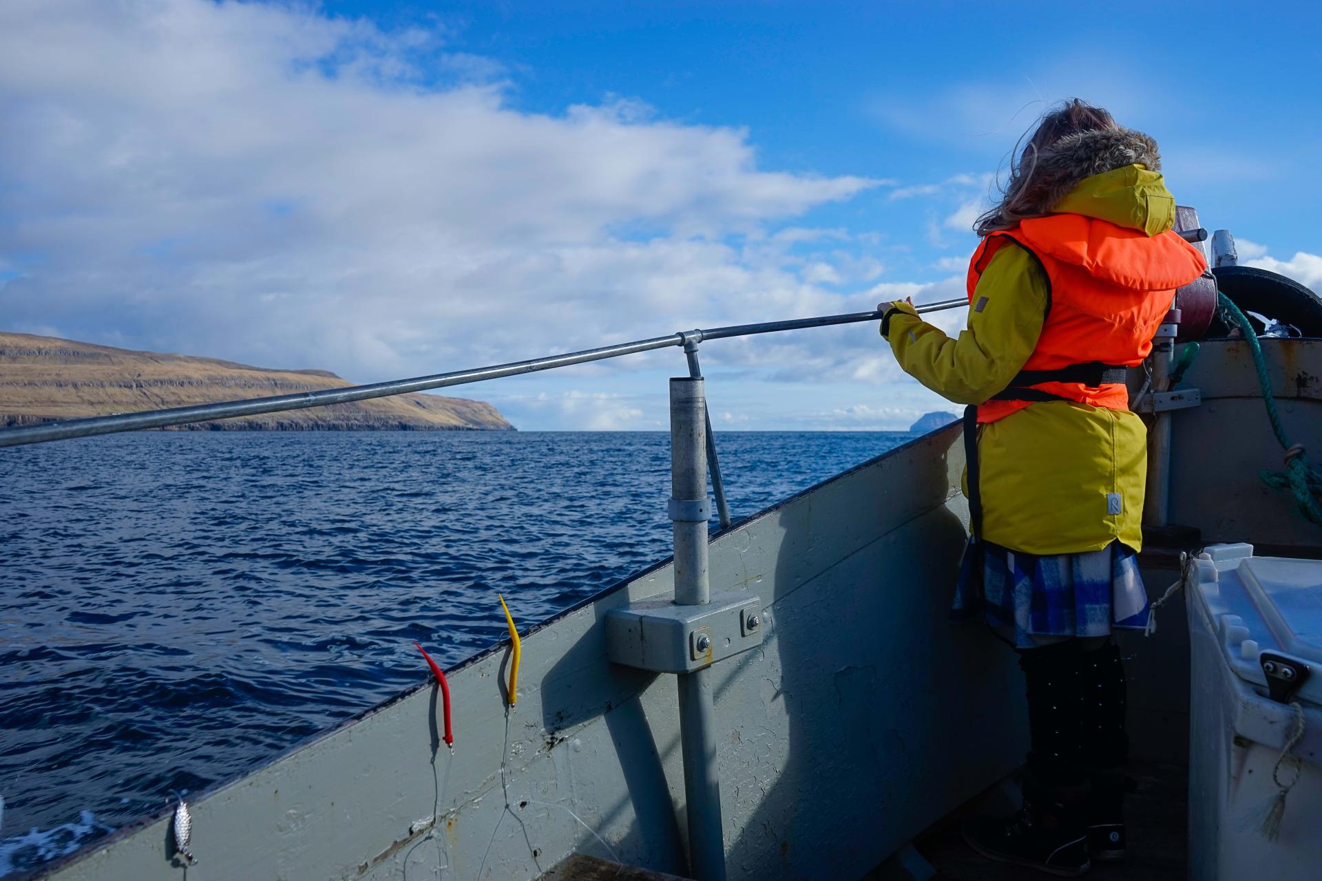 Boattrip with Hvíthamar. Photo: Søs Uldall-Ekman