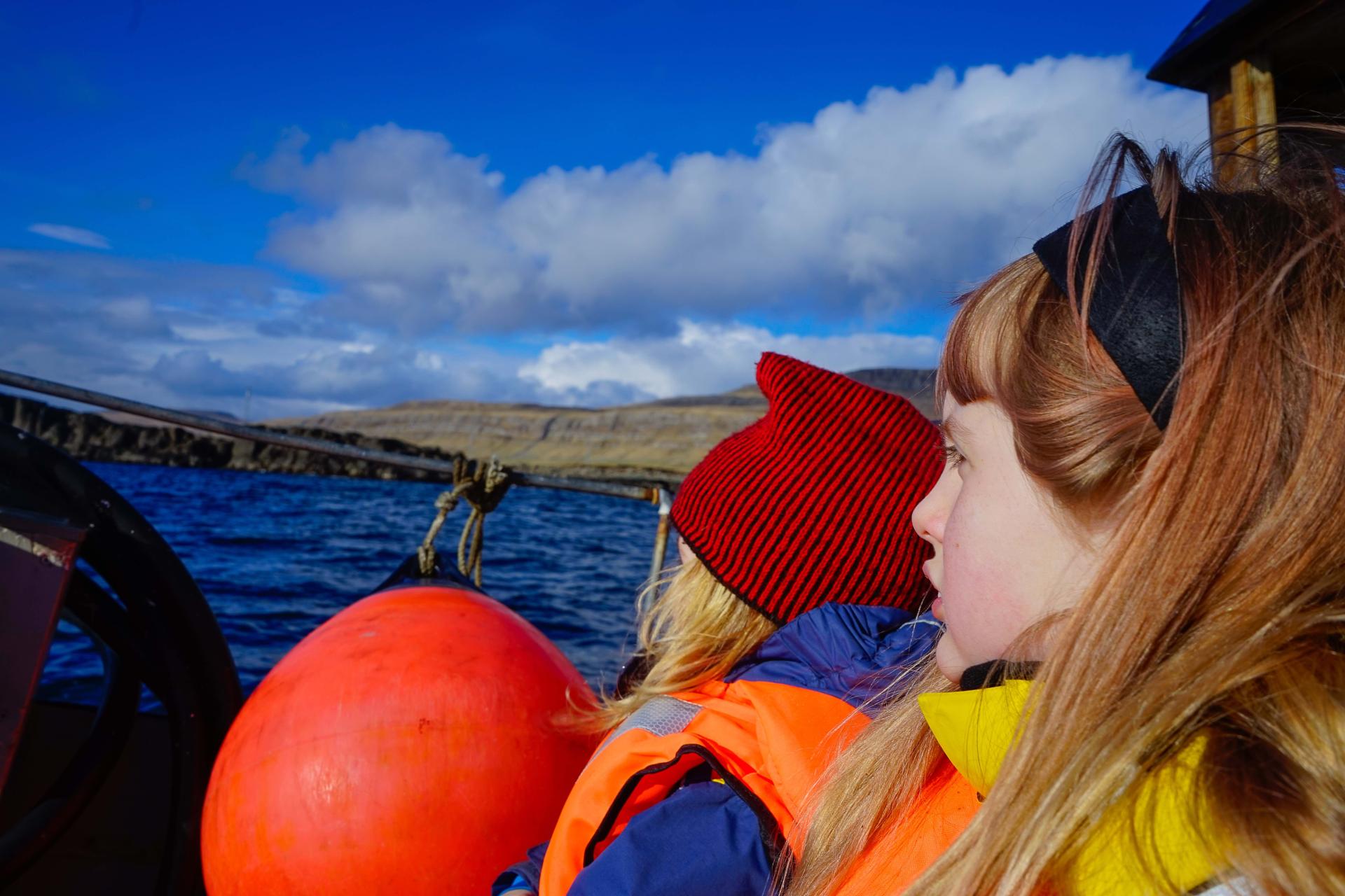 Boattrip with Hvíthamar. Photo: Søs Uldall-Ekman