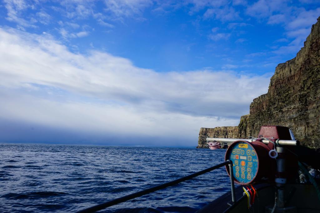 Boattrip with Hvíthamar. Photo: Søs Uldall-Ekman