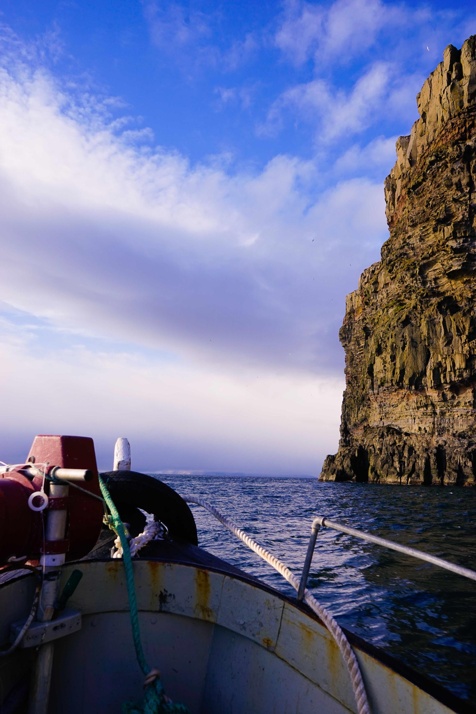 Boattrip with Hvíthamar. Photo: Søs Uldall-Ekman