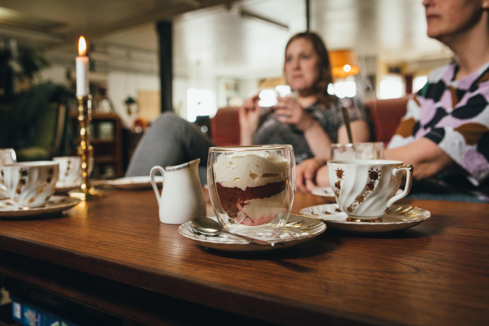 Coffee and cake at Café á Mølini