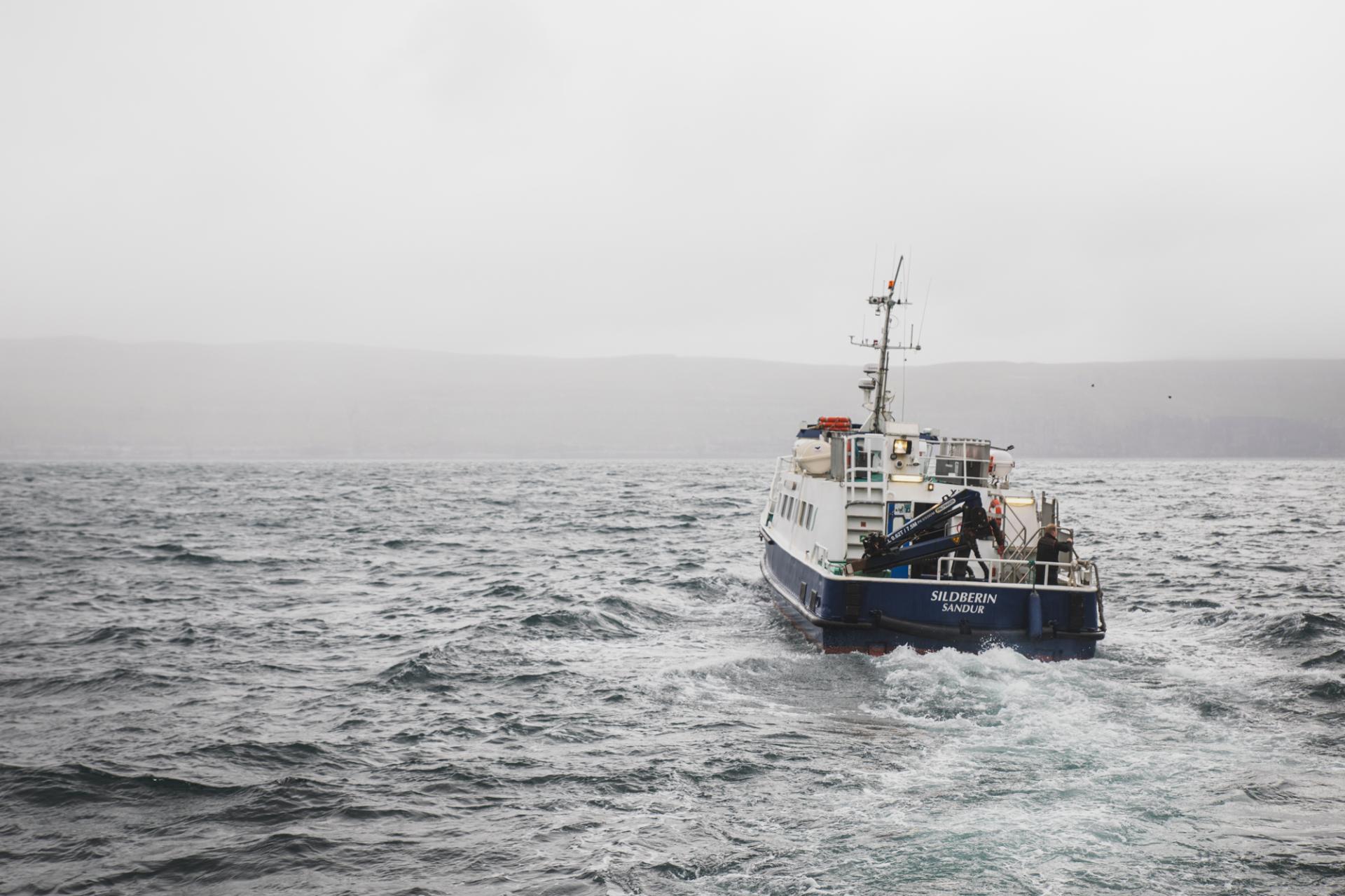 Sildberin, the ferry to Skúvoy